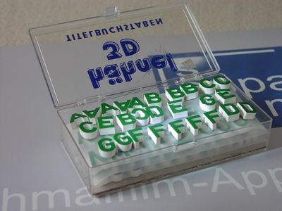 Hhnel 3D Titelbuchstaben