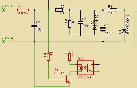 Optokoppler OK1 SFH6156